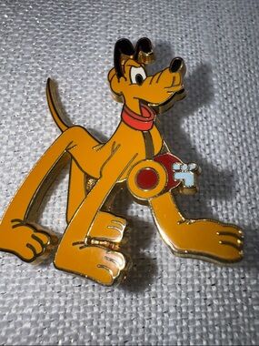 Disney Pluto enamel trading pin from the "Rescue Series"